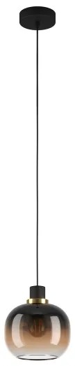Eglo 99614 - Lampadario a sospensione con filo OILELLA 1xE27/40W/230V marrone
