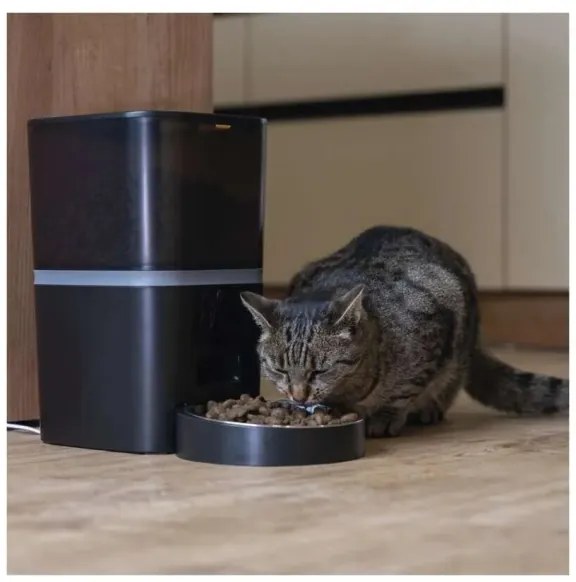 Distributore automatico di mangime con microfono e camera 6l/5V/4xAA Wi-Fi