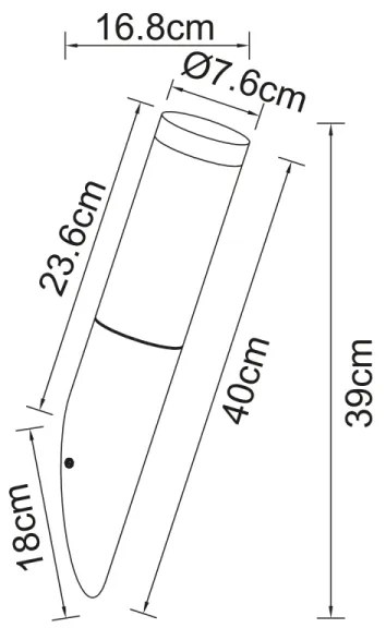 Globo 3157A - Applique da esterno BOSTON 1xE27/60W/230V