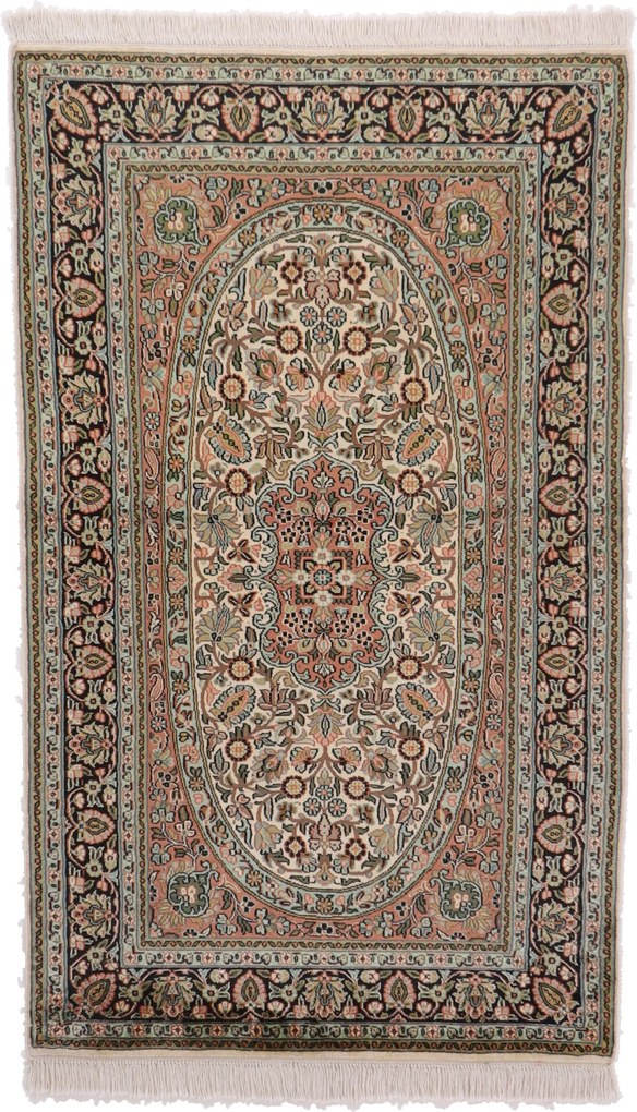 Cashmere Silk Tappeto orientale 160 x 100 (Indian) Annodato A Mano