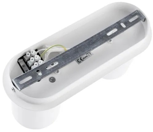 Plafoniera CREEP 2xGU10/25W/230V bianca