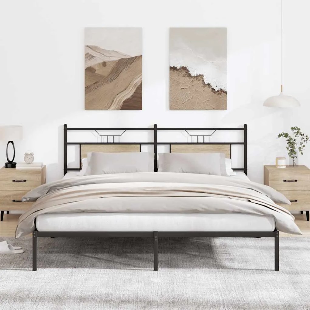 Giroletto Senza Materasso Rovere Sonoma 160x200cm İn Truciolato /