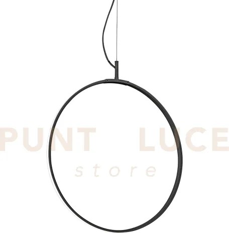 Circus sospensione in metallo nero led 3000k 29w  3200 lm d.44,5cm