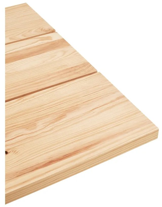 Tavolo da pranzo con piano in legno di pino 100x260 cm Banda - Teulat