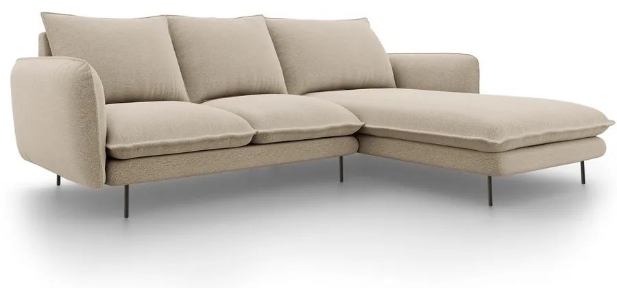 Divano angolare beige , angolo destro Vienna - Cosmopolitan Design