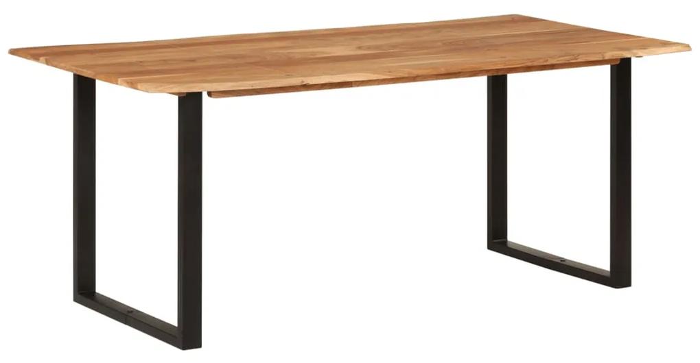 Tavolo da Pranzo 180x90x76 cm in Legno Massello di Acacia