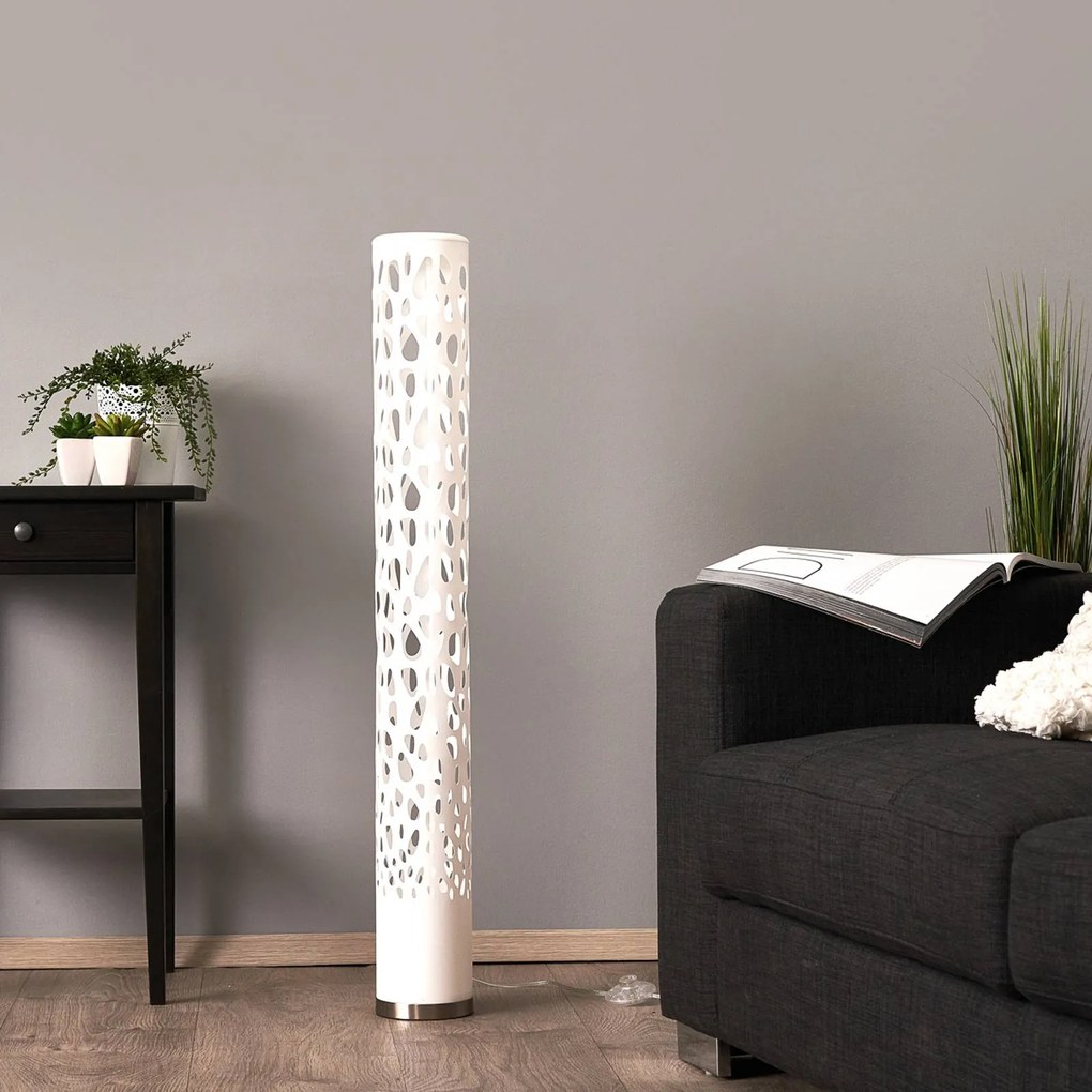 Lindby Lampada decorativa da terra Alisea RGB LED
