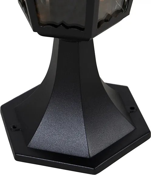 Lanterna da esterno classica base nera 48,6 cm IP44 - Havana