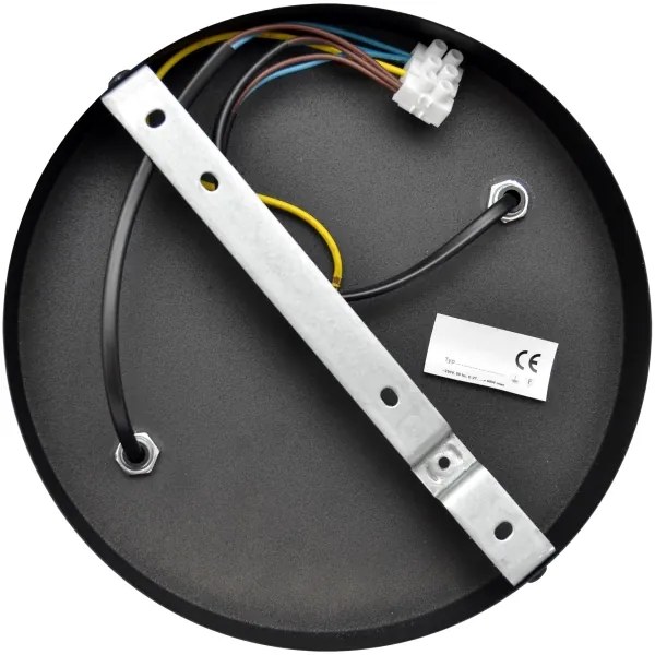 Faretto CENTRO 3xE27/15W/230V nero