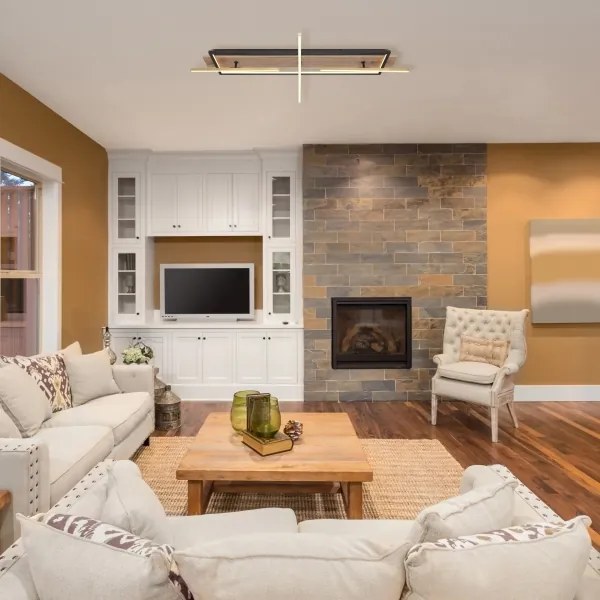 Globo 67296D2 - Plafoniera a LED BEATRIX LED/48W/230V marrone