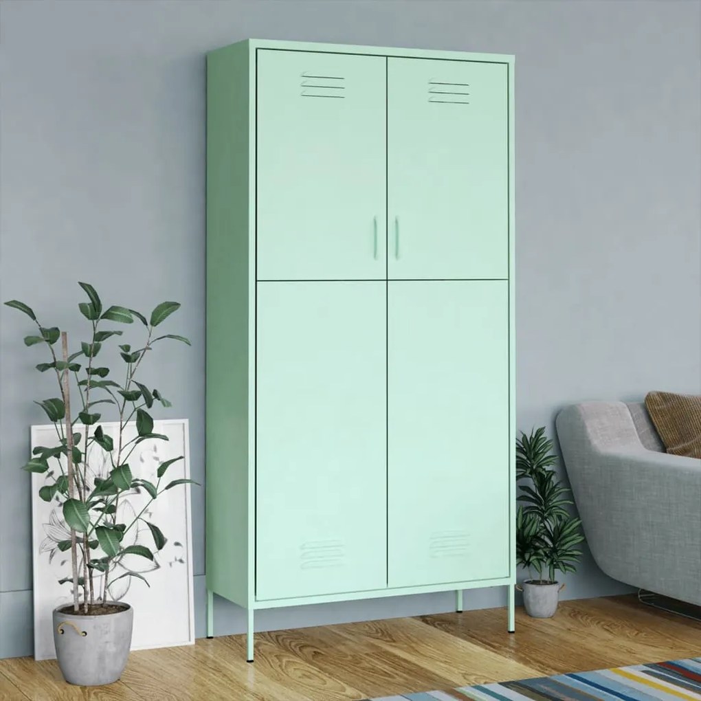 Armadio Menta 90x50x180 Cm İn Acciaio /