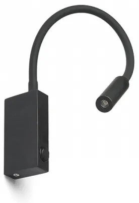 RED - Design Rendl - R12945 - Lampada LED flessibile EKE LED/3W/230V nera