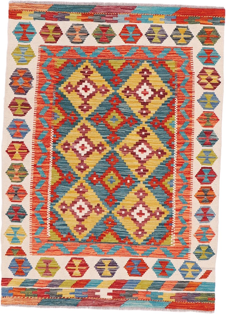 Kilim Tappeto 140 x 100 (Pakistan) Annodato A Mano