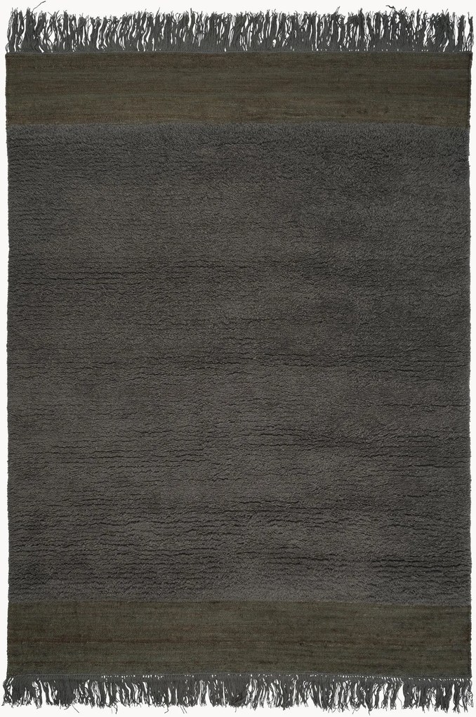 Tappeto in lana a pelo lungo fatto a mano Ethos View