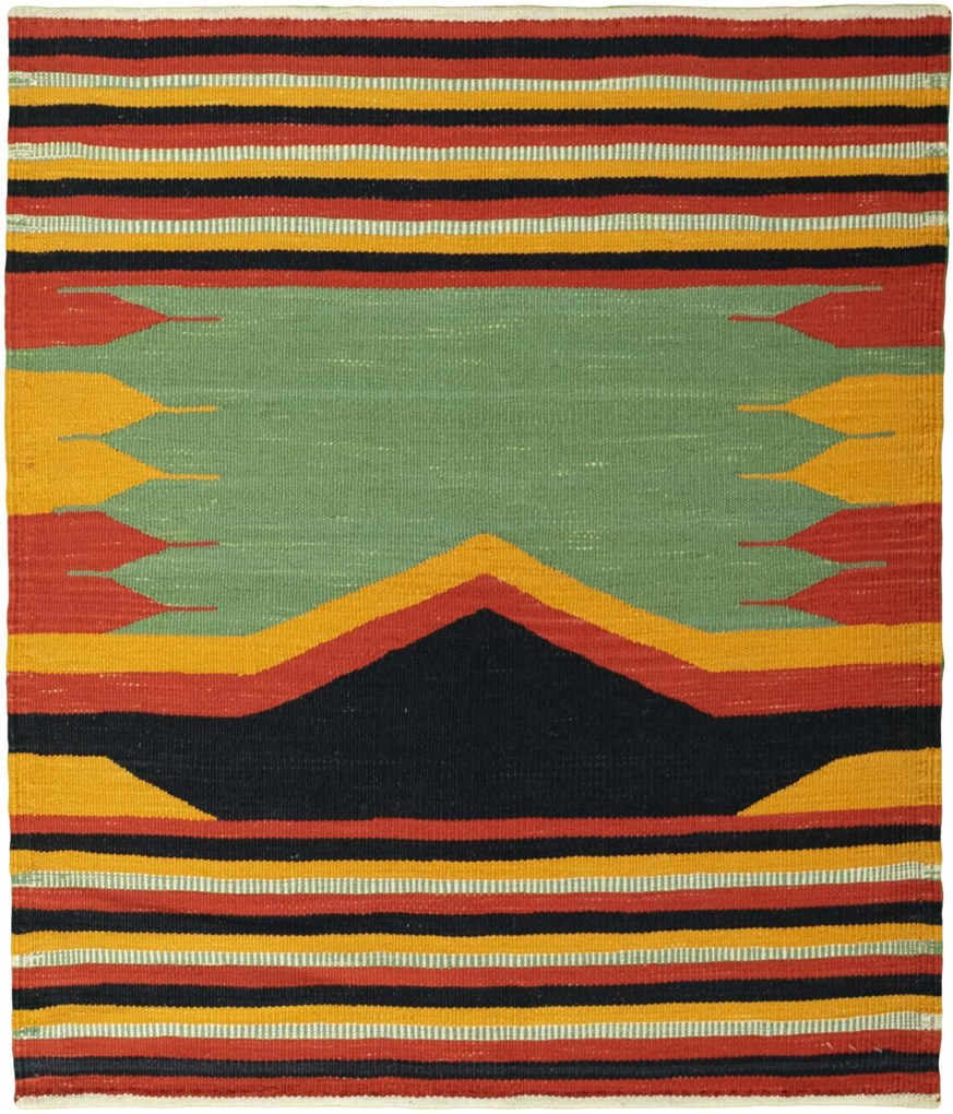 Kilim Tappeto 100 x 90 (Iran) Tessuto A Mano