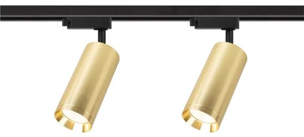 Faretto per sistema a binario MICA 4xGU10/10W/230V oro/nero