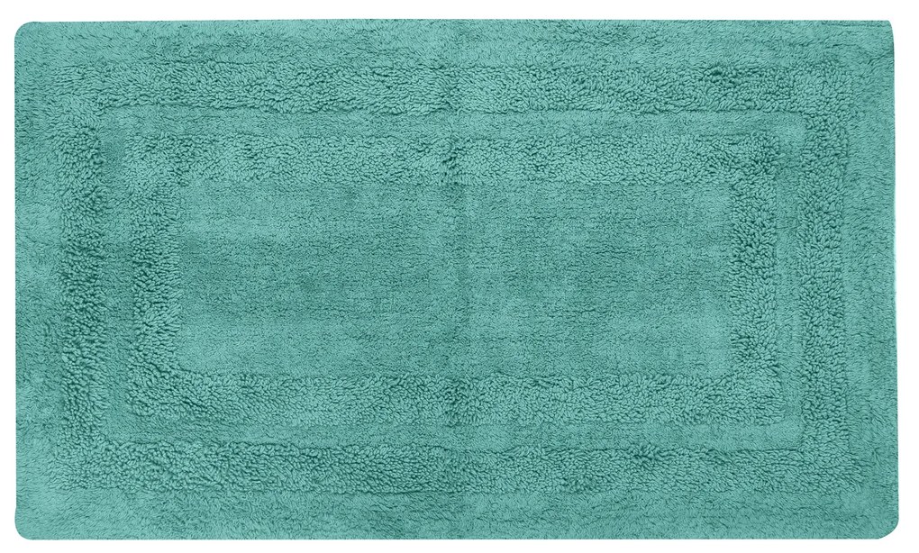 Tappeto bagno 50x80 cm cotone verde