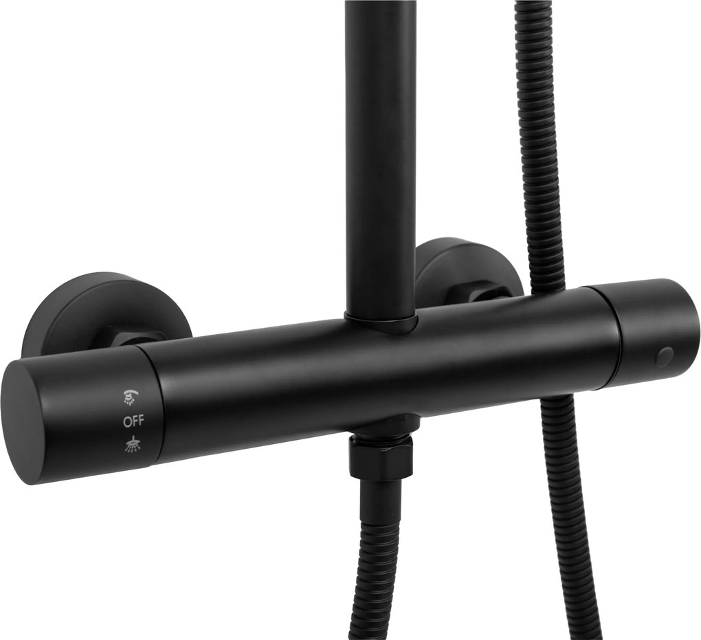 Set doccia con termostato REA VINCENT Black