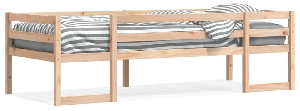 Giroletto Per Bambini 80x200 Cm İn Legno Massello Di Pino /