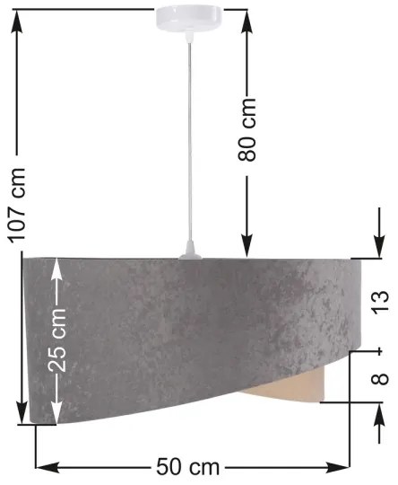 Lampadario su filo GALAXY 1xE27/60W/230V