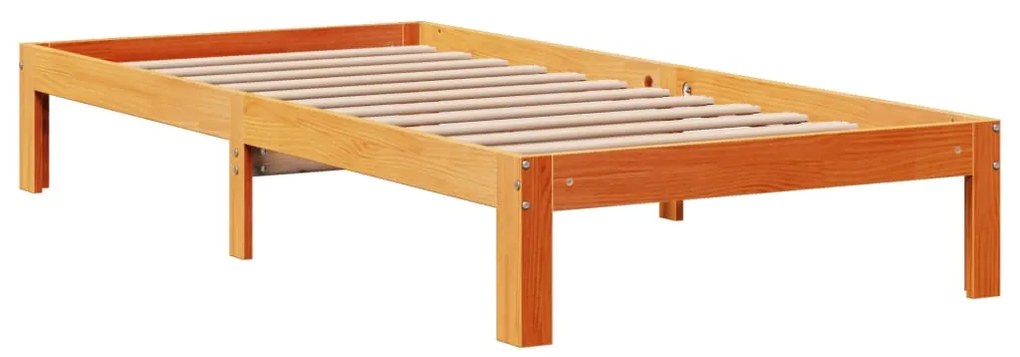 Letto senza materasso marrone cera 90x190 cm in legno di pino