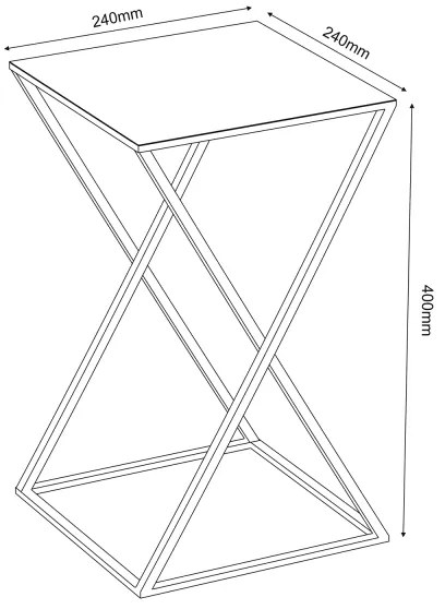 Portafiori 40x24 cm nero