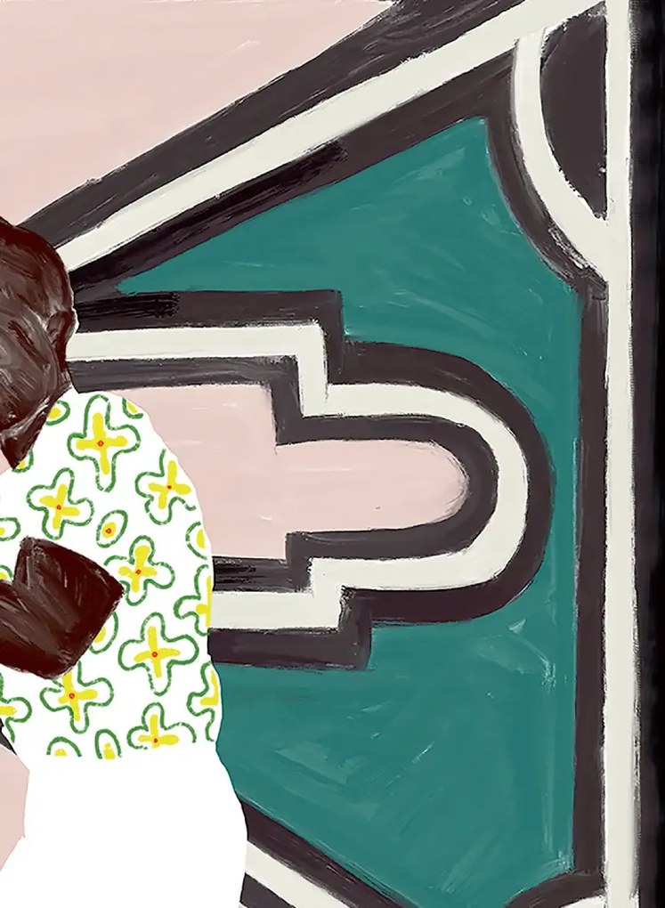 Élitis Carta da parati panoramica Ndebele - Panel 10