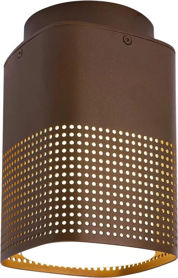 Nordlux - Plafoniera da esterno SIDARA 1xE27/15W/230V IP54 marrone