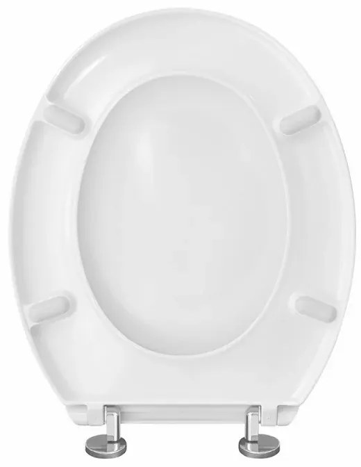 Sedile wc dedicato Incea serie Iside con chiusura rallentata e sgancio rapido