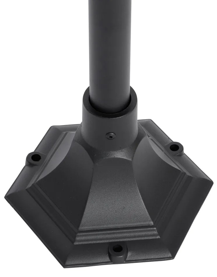 Lanterna da esterno classica nera 135 cm IP44 - Berta