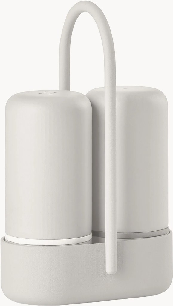 Set saliera e pepiera Singles Warm Grey 3 pz