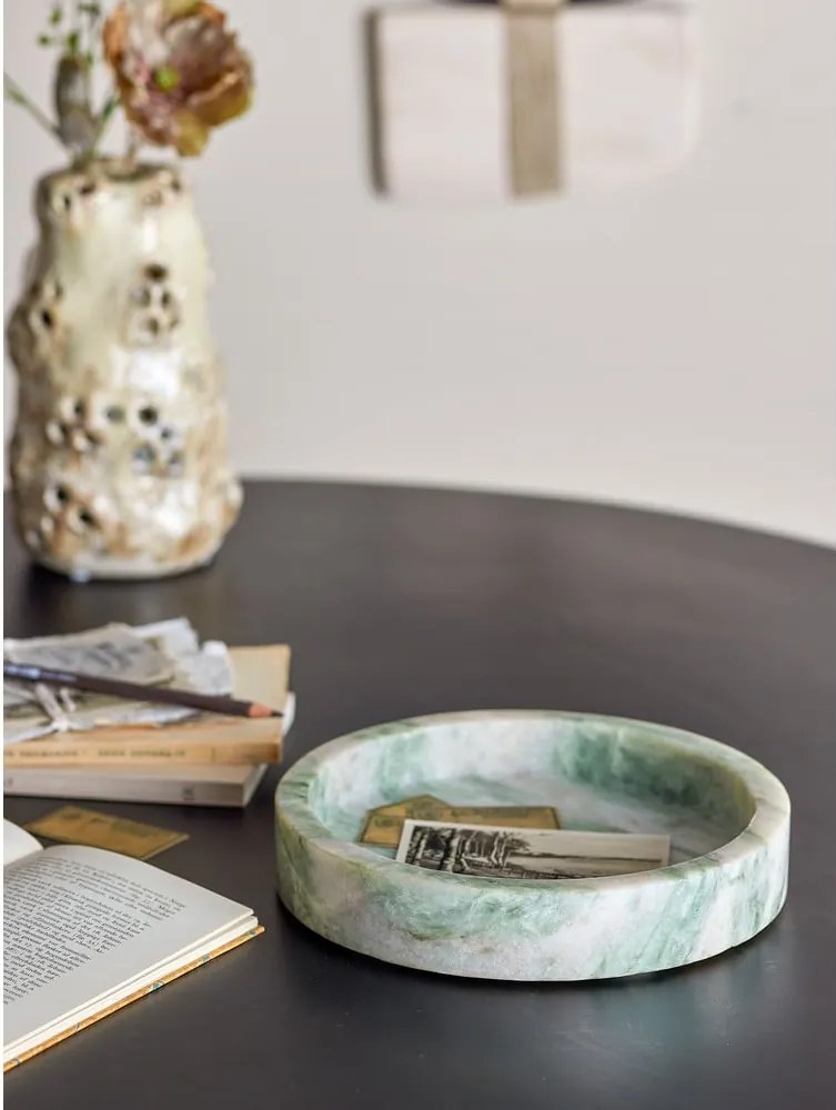 Vassoio decorativo in marmo ø 20 cm Ivette - Bloomingville