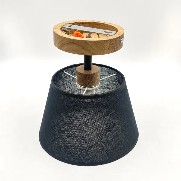 Brilagi - LED  Lampadario a plafone ANTHONY 1xE14/60W/230V quercia/nero