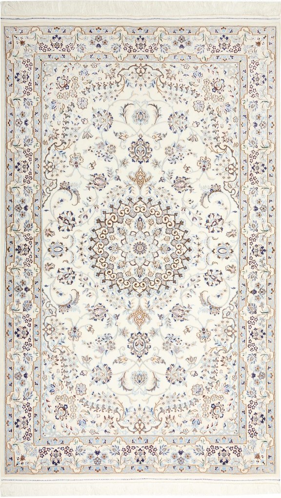 Nain Tappeto persiano 210 x 130 Beige (Iran) Annodato A Mano