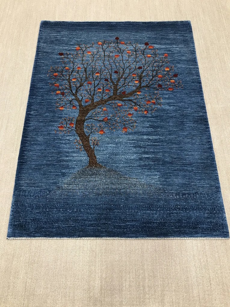 Loribaft Tappeto persiano 160 x 220 Blu (Iran) Annodato A Mano