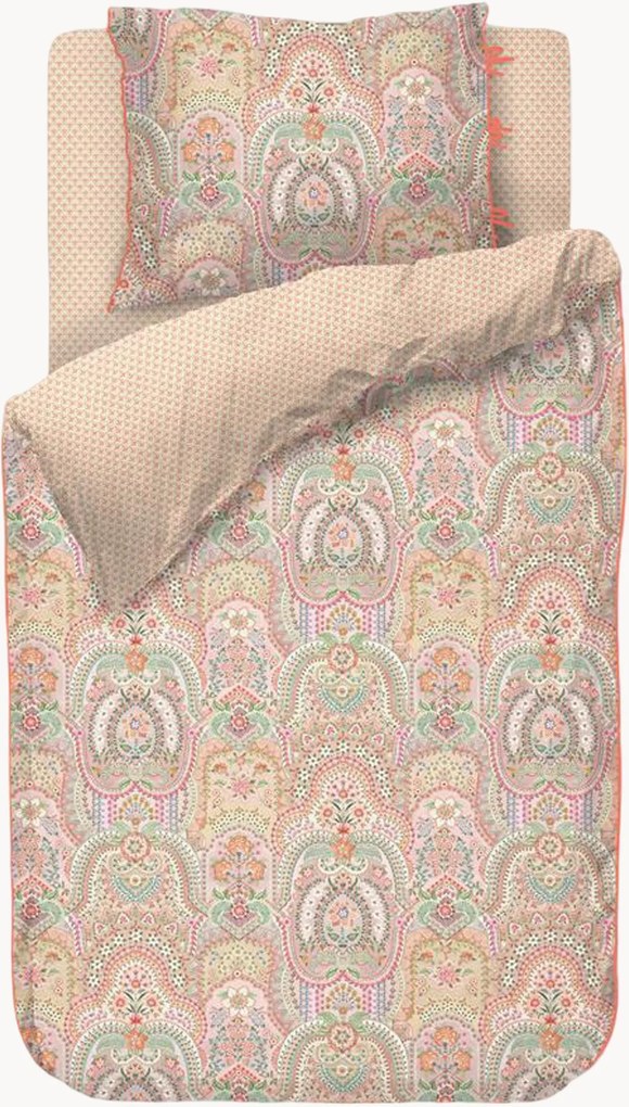 Set di biancheria da letto in cotone percalle Jabali Flower