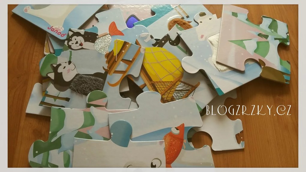 Puzzle Tattile la Vita Sulla Banchisa - 20 pezzi