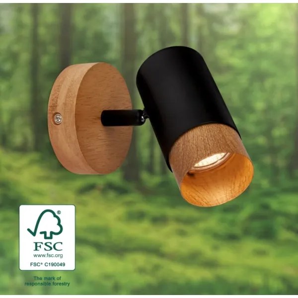 Briloner 2144015 - Faretto da parete SPOT 1xGU10/9W/230V