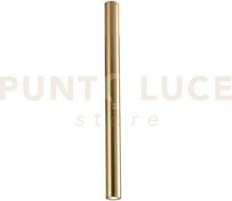 Plafoniera-faretto fluke tonda oro 1 luce attacco gu10 5,5x5,5x75cm