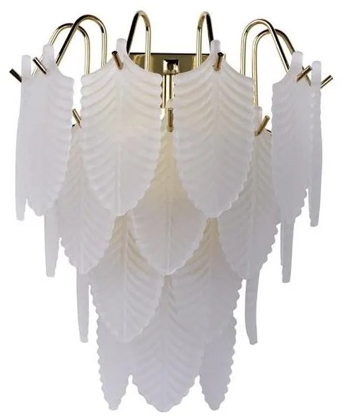 Searchlight 48910-1SB - Applique da parete FEATHER 1xE14/60W/230V