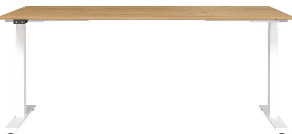 Tavolo da lavoro con altezza regolabile elettricamente e piano in rovere 80x180 cm Jet - Germania