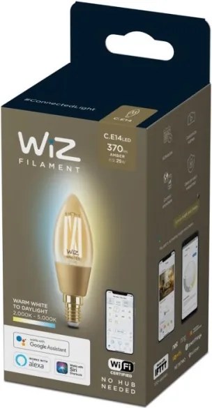 Lampadina LED dimmerabile VINTAGE C35 E14/4,9W/230V 2000-5000K CRI 90 Wi-Fi - WiZ