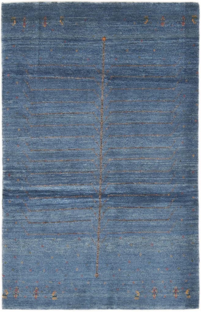 Gabbeh Tappeto persiano 190 x 120 Blu (Iran) Annodato A Mano