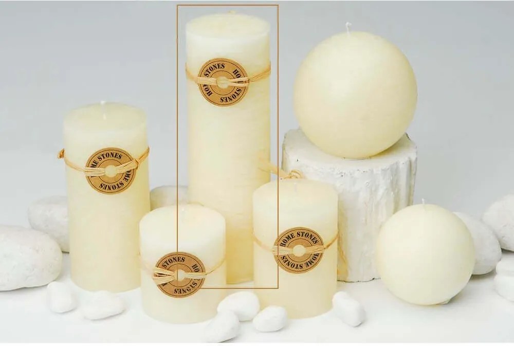 IVORY - candela cilindrica profumata 21 cm