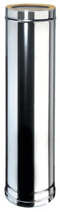 Condotto a doppia parete Tubo DP coib Aisi 316L d.200/250 in inox 100 cm