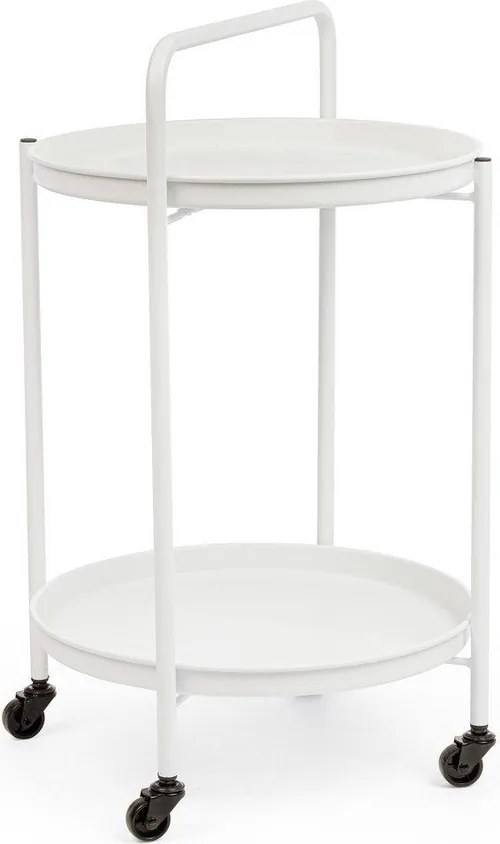 Tavolino da servizio in acciaio ø 44,5 cm Austin – Bizzotto