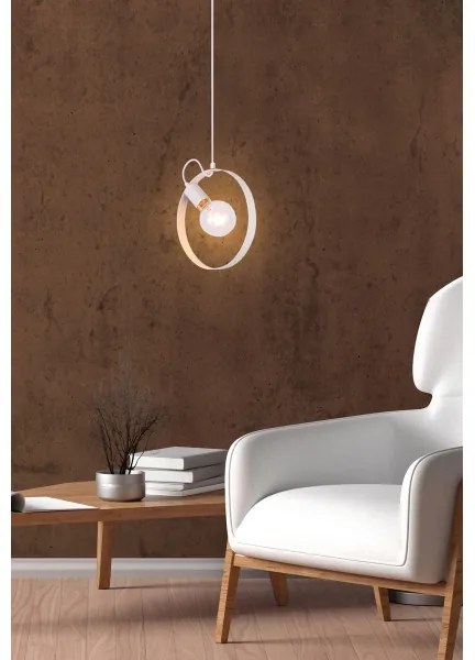 Lampadario a sospensione con filo NEXO 1xE27/40W/230V rosa