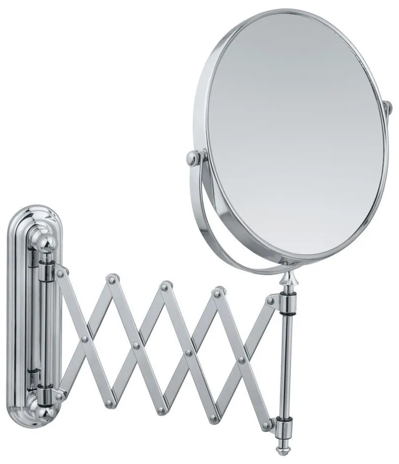 WENKO 3656241100 - Specchio cosmetico TELESCOPE DELUXE 23x38 cm finitura cromata lucida