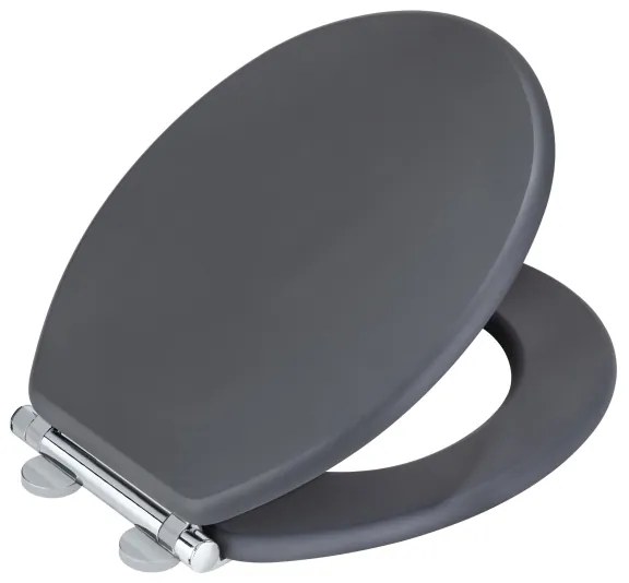 WENKO 25218100-WC sedile WC MORRA 35x42 cm antracite/argento