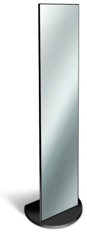 Specchio rettangolare nero 40 x 160 cm